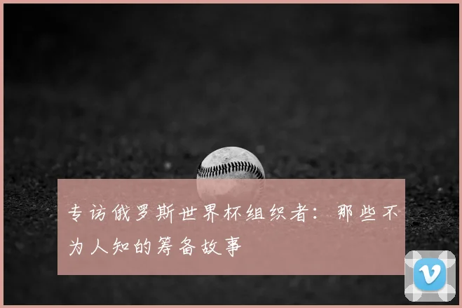 专访俄罗斯世界杯组织者：那些不为人知的筹备故事