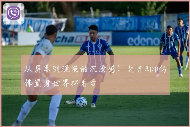 从屏幕到现场的沉浸感！打开App仿佛置身世界杯看台