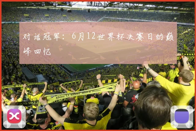 对话冠军：6月12世界杯决赛日的巅峰回忆